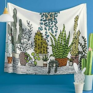 Botanical Plant Tapestry